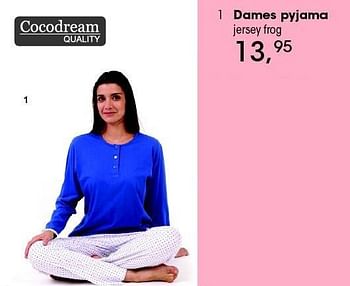 Aanbiedingen Dames pyjama - Cocodream Quality - Geldig van 22/04/2016 tot 31/05/2016 bij Multi Bazar