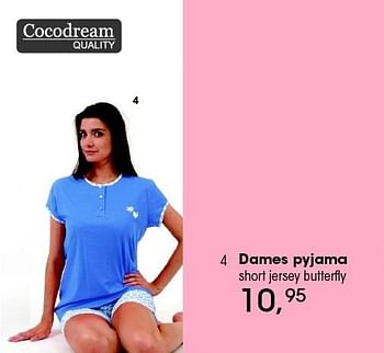 Aanbiedingen Dames pyjama - Cocodream Quality - Geldig van 22/04/2016 tot 31/05/2016 bij Multi Bazar