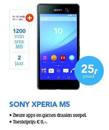 Aanbiedingen Sony xperia m5 - Sony - Geldig van 01/04/2016 tot 30/04/2016 bij Coolblue
