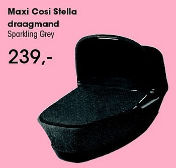 Aanbiedingen Maxi cosi stella draagmand sparkling grey - Maxi-cosi - Geldig van 22/04/2016 tot 31/05/2016 bij Multi Bazar