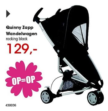 Aanbiedingen Quinny zapp wandelwagen - Quinny - Geldig van 22/04/2016 tot 31/05/2016 bij Multi Bazar