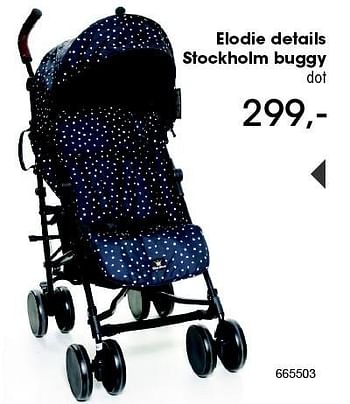 Aanbiedingen Elodie details stockholm buggy - Elodie - Geldig van 22/04/2016 tot 31/05/2016 bij Multi Bazar