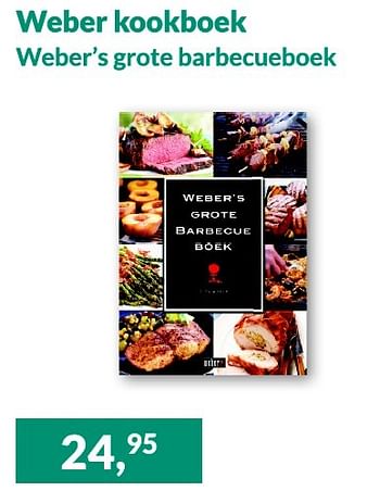 Aanbiedingen Weber kookboek - Weber - Geldig van 01/04/2016 tot 30/04/2016 bij Alternate