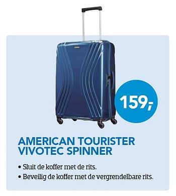 Aanbiedingen American tourister vivotec spinner - American Tourister - Geldig van 01/04/2016 tot 30/04/2016 bij Coolblue