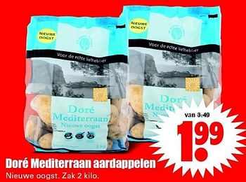 Aanbiedingen Doré mediterraan aardappelen - Huismerk - Dirk - Geldig van 24/04/2016 tot 30/04/2016 bij Lekker Doen