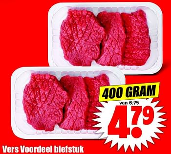 Aanbiedingen Vers voordeel biefstuk - Huismerk - Dirk - Geldig van 24/04/2016 tot 30/04/2016 bij Lekker Doen