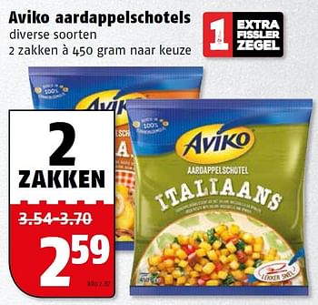 Aanbiedingen Aviko aardappelschotels - Aviko - Geldig van 25/04/2016 tot 01/05/2016 bij Poiesz