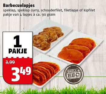 Aanbiedingen Barbecuelapjes - Huismerk Poiesz - Geldig van 25/04/2016 tot 01/05/2016 bij Poiesz
