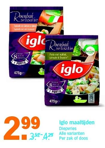 Aanbiedingen Iglo maaltijden - Iglo - Geldig van 25/04/2016 tot 01/05/2016 bij Albert Heijn