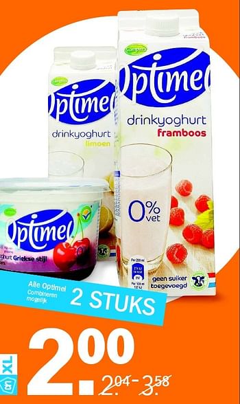 Aanbiedingen Alle optimel combineren mogelijk - Optimel - Geldig van 25/04/2016 tot 01/05/2016 bij Albert Heijn