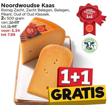 Aanbiedingen Noordwoudse kaas romig zacht, zacht belegen, belegen - Noordwoudse - Geldig van 25/04/2016 tot 01/05/2016 bij Vomar