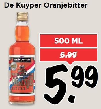 Aanbiedingen De kuyper oranjebitter - De Kuyper - Geldig van 25/04/2016 tot 01/05/2016 bij Vomar