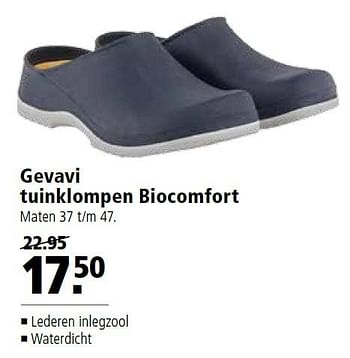 Aanbiedingen Gevavi tuinklompen biocomfort - Gevavi - Geldig van 18/04/2016 tot 01/05/2016 bij Welkoop