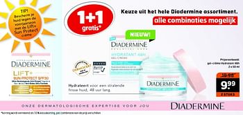 Aanbiedingen Diadermine gel-crème hydratant 48h - Diadermine - Geldig van 19/04/2016 tot 01/05/2016 bij Trekpleister