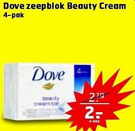 Aanbiedingen Dove zeepblok beauty cream - Dove - Geldig van 19/04/2016 tot 01/05/2016 bij Trekpleister