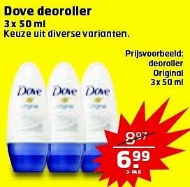 Aanbiedingen Dove deoroller original - Dove - Geldig van 19/04/2016 tot 01/05/2016 bij Trekpleister