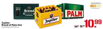 Aanbiedingen Jupiler, brand of palm bier - Huismerk - Coop - Geldig van 25/04/2016 tot 01/05/2016 bij Coop