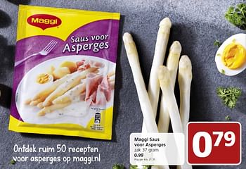 Aanbiedingen Maggi saus voor asperges - MAGGI - Geldig van 25/04/2016 tot 01/05/2016 bij Jan Linders