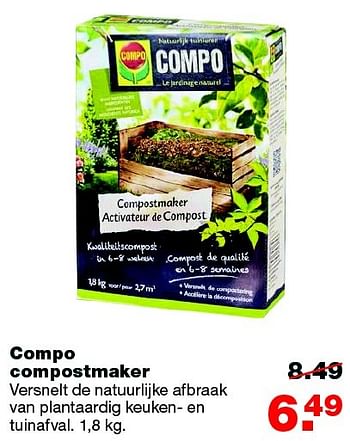 Aanbiedingen Compo compostmaker - Compo - Geldig van 25/04/2016 tot 01/05/2016 bij Praxis
