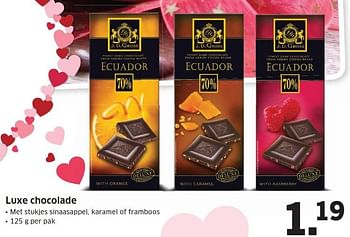 Aanbiedingen Luxe chocolade - J.D.Gross - Geldig van 25/04/2016 tot 01/05/2016 bij Lidl