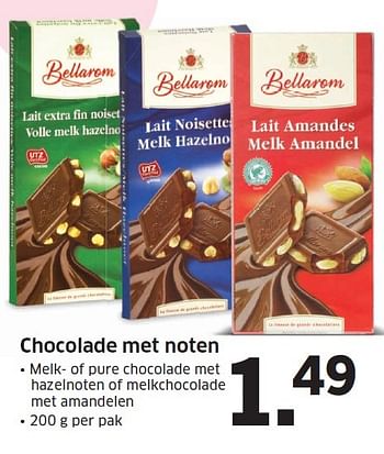 Aanbiedingen Chocolade met noten - J.D.Gross - Geldig van 25/04/2016 tot 01/05/2016 bij Lidl
