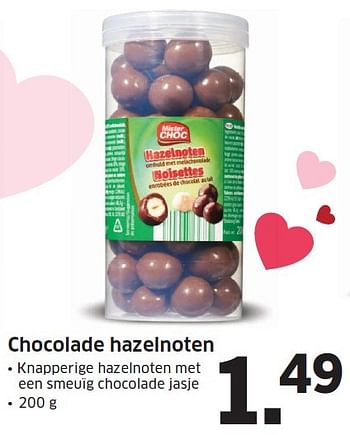 Aanbiedingen Chocolade hazelnoten - Mister Choc - Geldig van 25/04/2016 tot 01/05/2016 bij Lidl