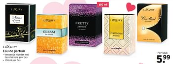 Aanbiedingen Eau de parfum - Soaked in Luxury - Geldig van 25/04/2016 tot 01/05/2016 bij Lidl