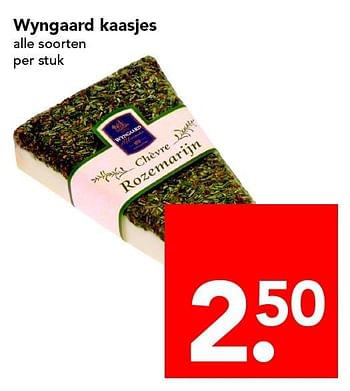 Aanbiedingen Wyngaard kaasjes - Wyngaard - Geldig van 01/05/2016 tot 07/05/2016 bij Deen Supermarkten