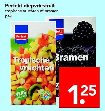 Aanbiedingen Perfekt diepvriesfruit - Perfekt - Geldig van 01/05/2016 tot 07/05/2016 bij Deen Supermarkten