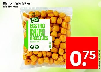 Aanbiedingen Bistro minikrieltjes - Huismerk deen supermarkt - Geldig van 01/05/2016 tot 07/05/2016 bij Deen Supermarkten