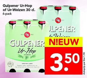 Aanbiedingen Gulpener ur hop of ur weizen - Gulpener - Geldig van 01/05/2016 tot 07/05/2016 bij Deen Supermarkten