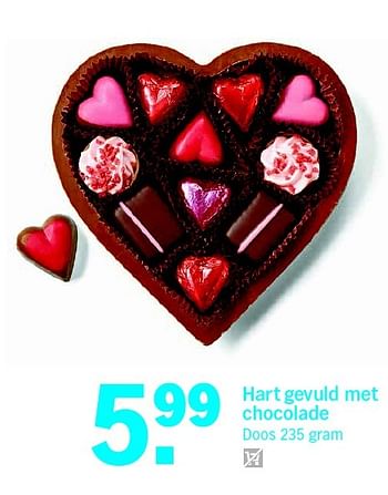 Aanbiedingen Hart gevuld met chocolade - Huismerk - Albert Heijn - Geldig van 02/05/2016 tot 08/05/2016 bij Albert Heijn