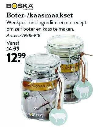 Aanbiedingen Boter kaasmaakset - Boska - Geldig van 22/04/2016 tot 15/05/2016 bij Cook & Co