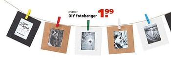 Aanbiedingen Diy fotohanger - Huismerk - Marskramer - Geldig van 21/04/2016 tot 08/05/2016 bij Marskramer