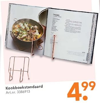 Aanbiedingen Kookboekstandaard - Huismerk - Blokker - Geldig van 25/04/2016 tot 08/05/2016 bij Blokker
