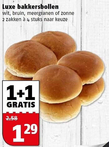 Aanbiedingen Luxe bakkersbollen - Huismerk Poiesz - Geldig van 02/05/2016 tot 08/05/2016 bij Poiesz