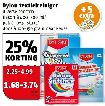 Aanbiedingen Dylon textielreiniger - Dylon - Geldig van 02/05/2016 tot 08/05/2016 bij Poiesz