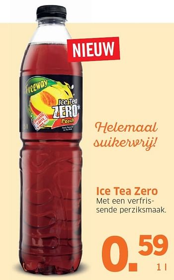 Aanbiedingen Ice tea zero - Freeway - Geldig van 02/05/2016 tot 08/05/2016 bij Lidl