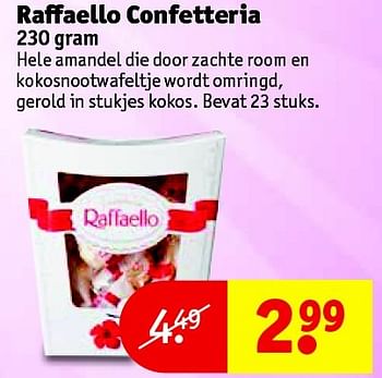 Aanbiedingen Raffaello confetteria - Raffaello - Geldig van 03/05/2016 tot 08/05/2016 bij Kruidvat
