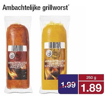 Aanbiedingen Ambachtelijke grillworst - Huismerk - Aldi - Geldig van 04/05/2016 tot 10/05/2016 bij Aldi