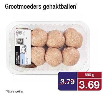 Aanbiedingen Grootmoeders gehaktballen - Huismerk - Aldi - Geldig van 04/05/2016 tot 10/05/2016 bij Aldi