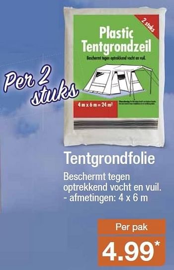 Aanbiedingen Tentgrondfolie - Huismerk - Aldi - Geldig van 04/05/2016 tot 10/05/2016 bij Aldi