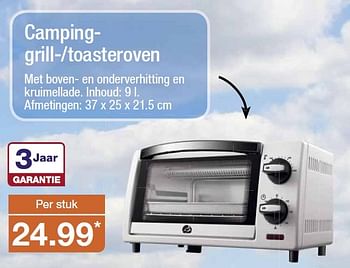 Aanbiedingen Campinggrill--toasteroven - Huismerk - Aldi - Geldig van 04/05/2016 tot 10/05/2016 bij Aldi