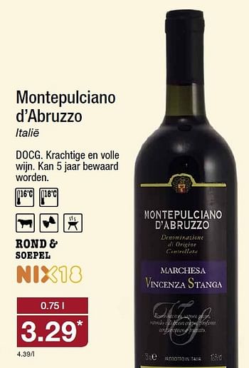 Aanbiedingen Montepulciano d`abruzzo - Rode wijnen - Geldig van 04/05/2016 tot 10/05/2016 bij Aldi