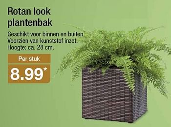 Aanbiedingen Rotan look plantenbak - Huismerk - Aldi - Geldig van 04/05/2016 tot 10/05/2016 bij Aldi