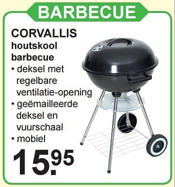 Aanbiedingen Corvallis houtskool barbecue - Huismerk - Van Cranenbroek - Geldig van 09/05/2016 tot 29/05/2016 bij Van Cranenbroek