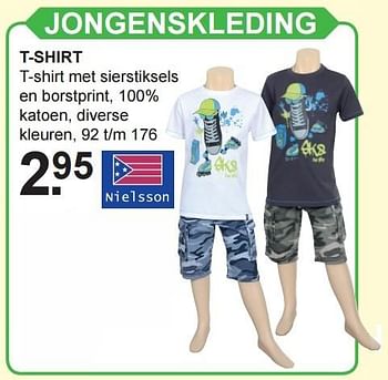 Aanbiedingen T-shirt - Nielsson - Geldig van 09/05/2016 tot 29/05/2016 bij Van Cranenbroek