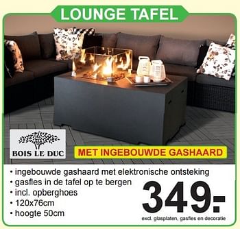 Aanbiedingen Lounge tafel - Bois le Duc - Geldig van 09/05/2016 tot 29/05/2016 bij Van Cranenbroek