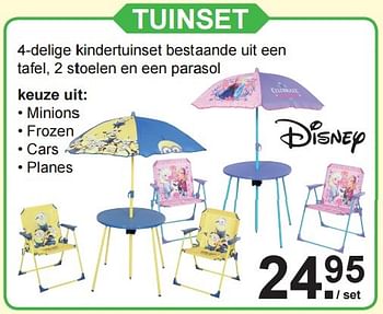 Aanbiedingen Tuinset - Disney - Geldig van 09/05/2016 tot 29/05/2016 bij Van Cranenbroek