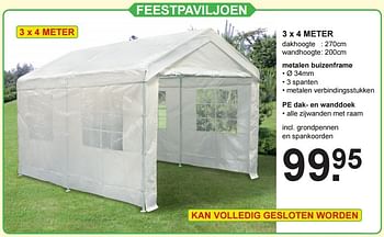 Aanbiedingen Feestpaviljoen - Huismerk - Van Cranenbroek - Geldig van 09/05/2016 tot 29/05/2016 bij Van Cranenbroek